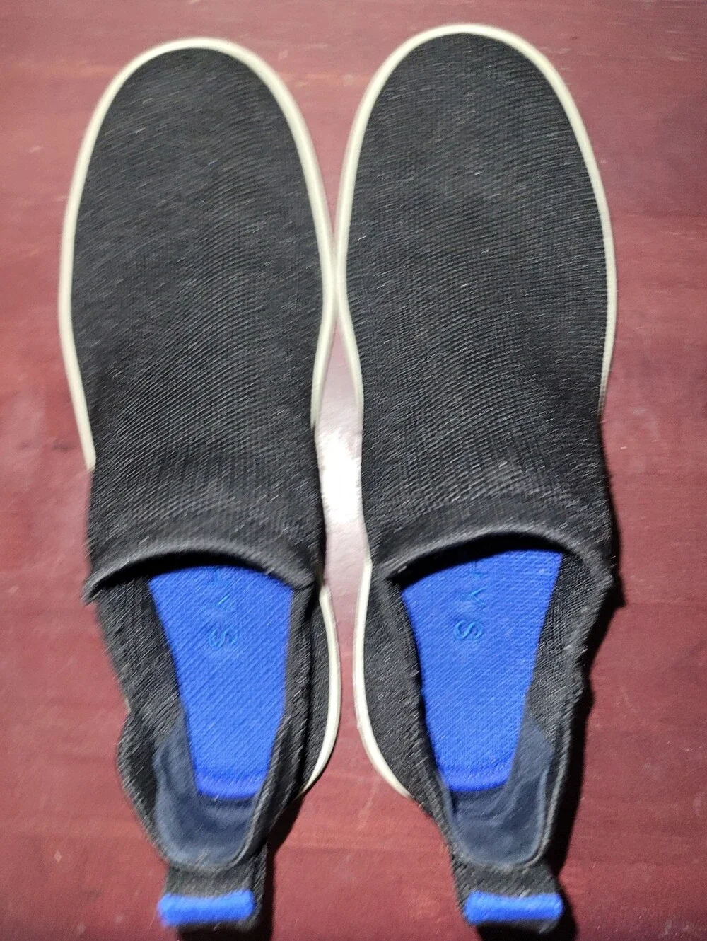 Rothy's The Chealsa Black Knit Slip-On Sneaker Booties Womens Size 8.5